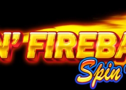 Blazin' Fireballs Spin 'N' Win (Crucible) slot logo landscape