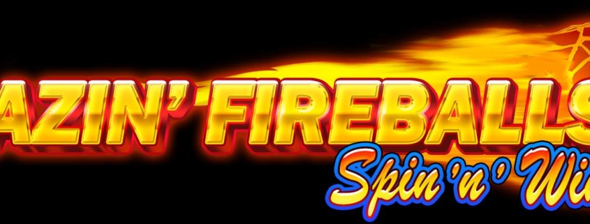 Blazin' Fireballs Spin 'N' Win (Crucible) slot logo landscape