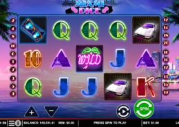 Miami Dice (Crucible) slot game screenshot