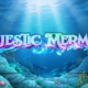 Majestic Mermaid slot logo with background