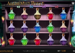 Alchemist Reels slot game screen