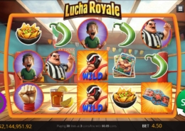 Lucha Royale Slot Logo