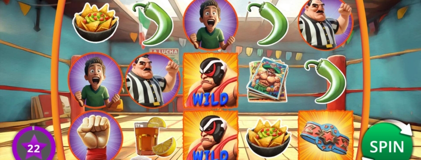 Lucha Royale Slot Logo