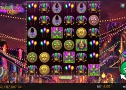 Mardi Gras Gold slot gameplay screenshot