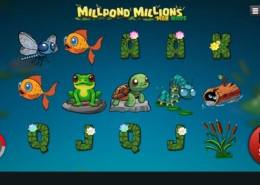 Millpond Millions slot gameplay screenshot