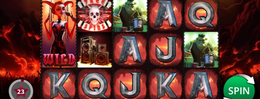 Band Outta Hell: Back On The Road slot game screenshot