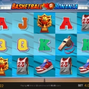 Basketball Bonanza slot game screenshot