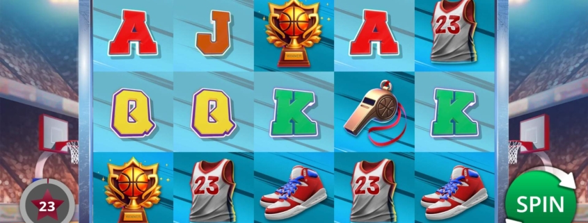 Basketball Bonanza slot game screenshot
