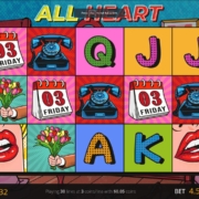 All Heart slot game screenshot