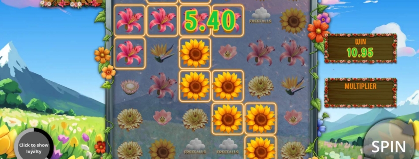 Bloomstrike Slot Game Screen