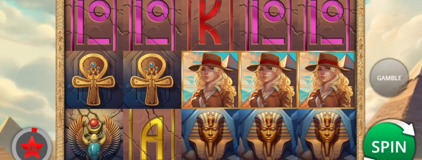 Book of Tutankhamun Slot Game Screen