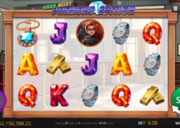 Cash Heist Diamond Edition slot game screenshot
