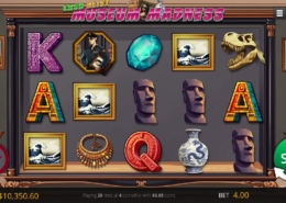 Cash Heist Museum Madness slot game screenshot