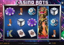 Casino Bots slot game interface