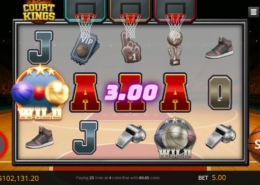 Court Kings Slot Game Screen