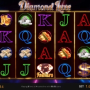 Diamond Luxe slot reels gameplay