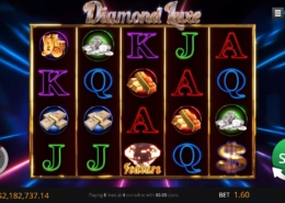 Diamond Luxe slot reels gameplay