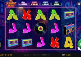 DJ Jungle Jamz slot reels gameplay