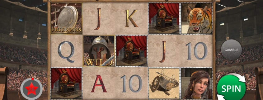 Age of Gladiators slot gameplay